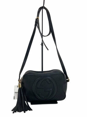 Gucci Disco Bag Soho Leather Black